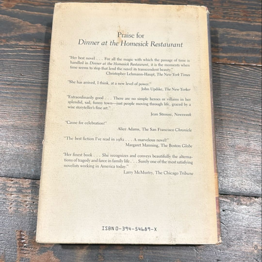 The Accidental Tourist (first edition)