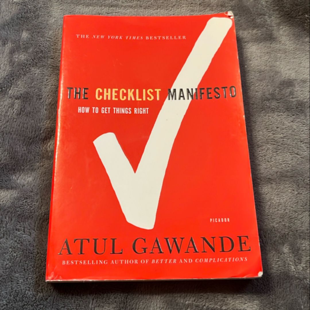 The Checklist Manifesto