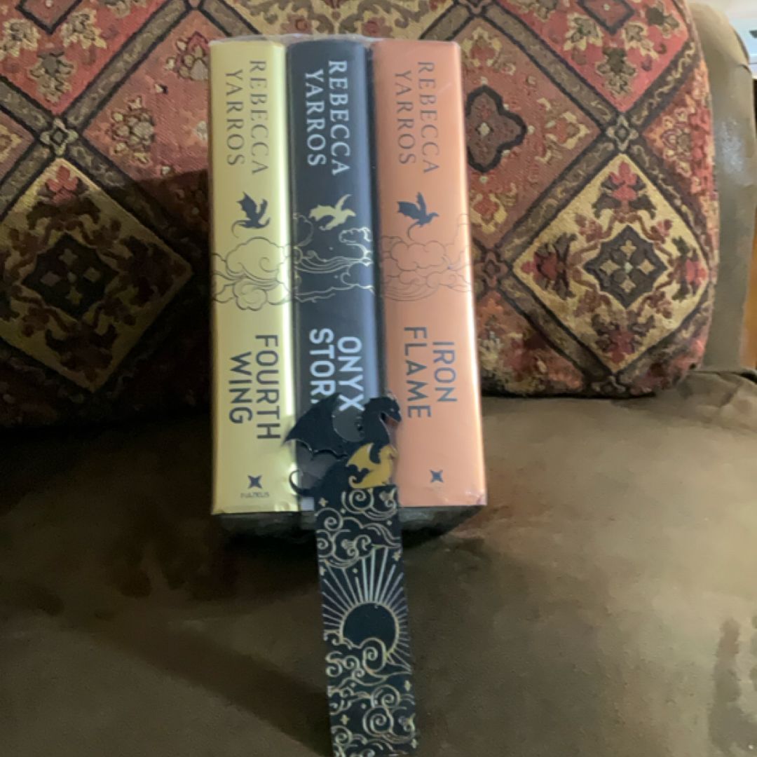 The Empyrean Series, 3 Books Collection Set, Fourth Wing, Iron Flame, Onyx Storm, by Rebecca Yarros