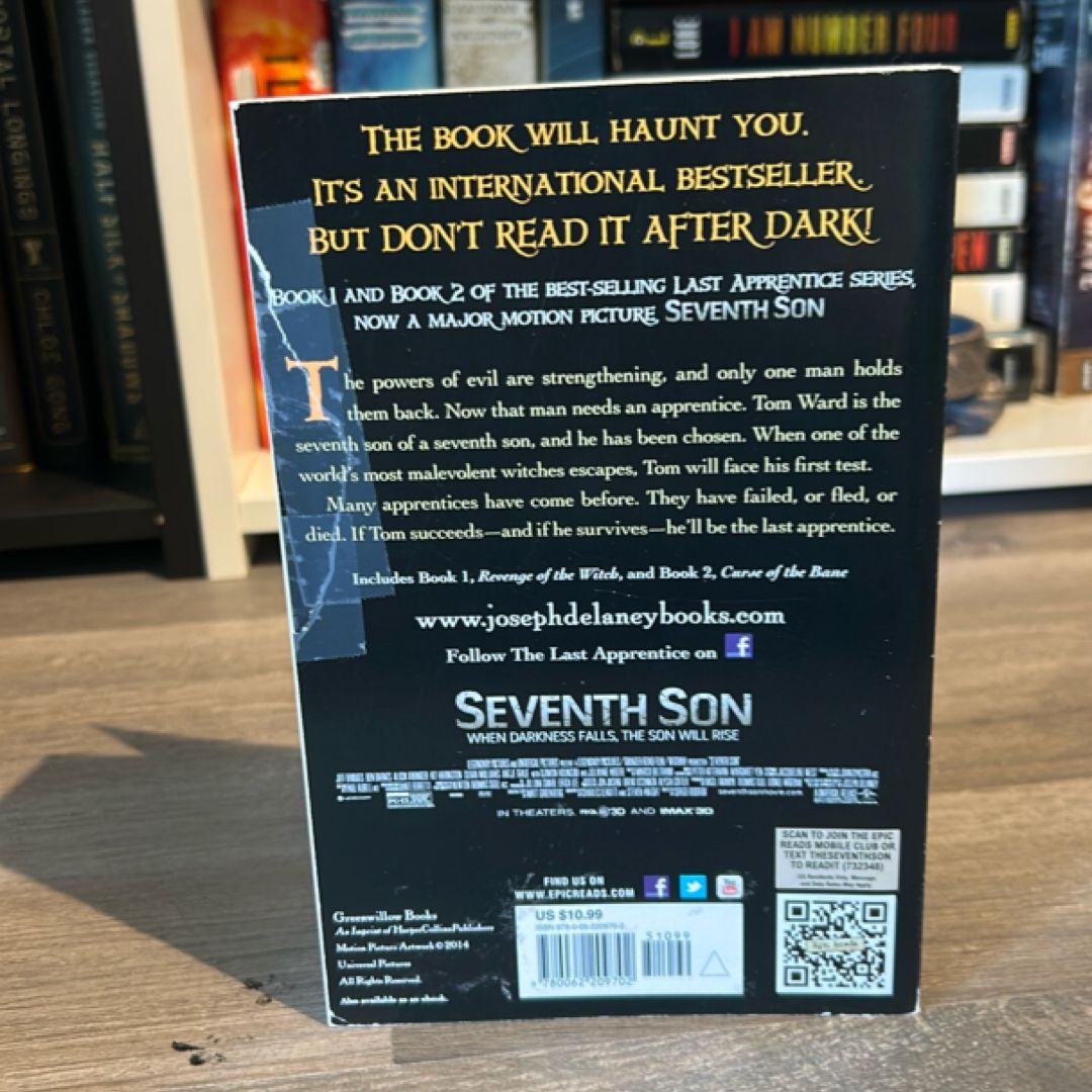 Cover of The Last Apprentice: Seventh Son by Joseph Delaney in paperback