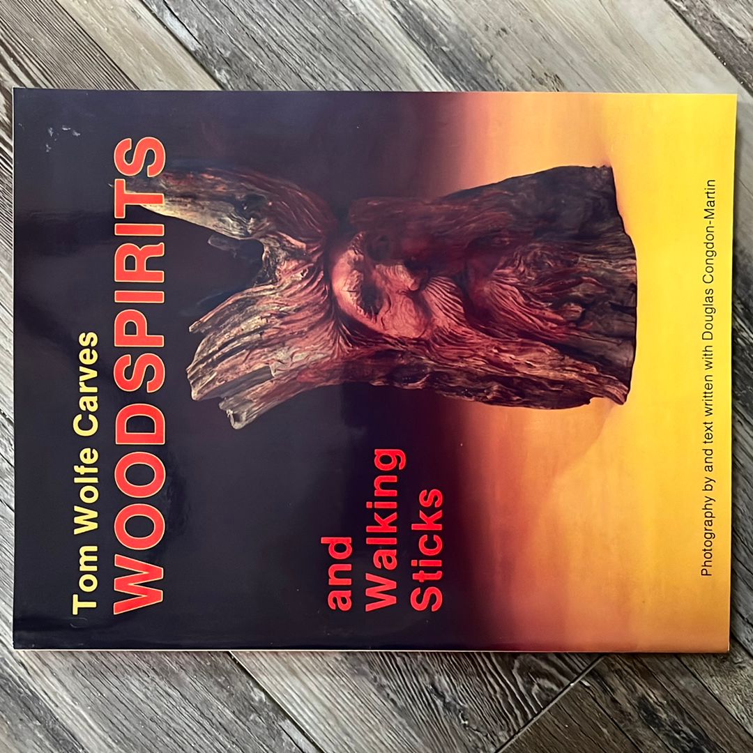 Tom Wolfe Carves Woodspirits and Walking Sticks