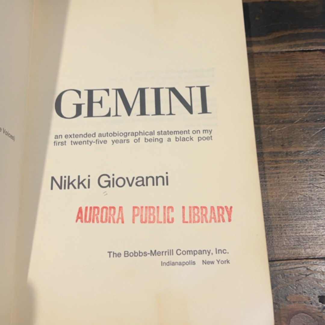 Gemini (early printing)