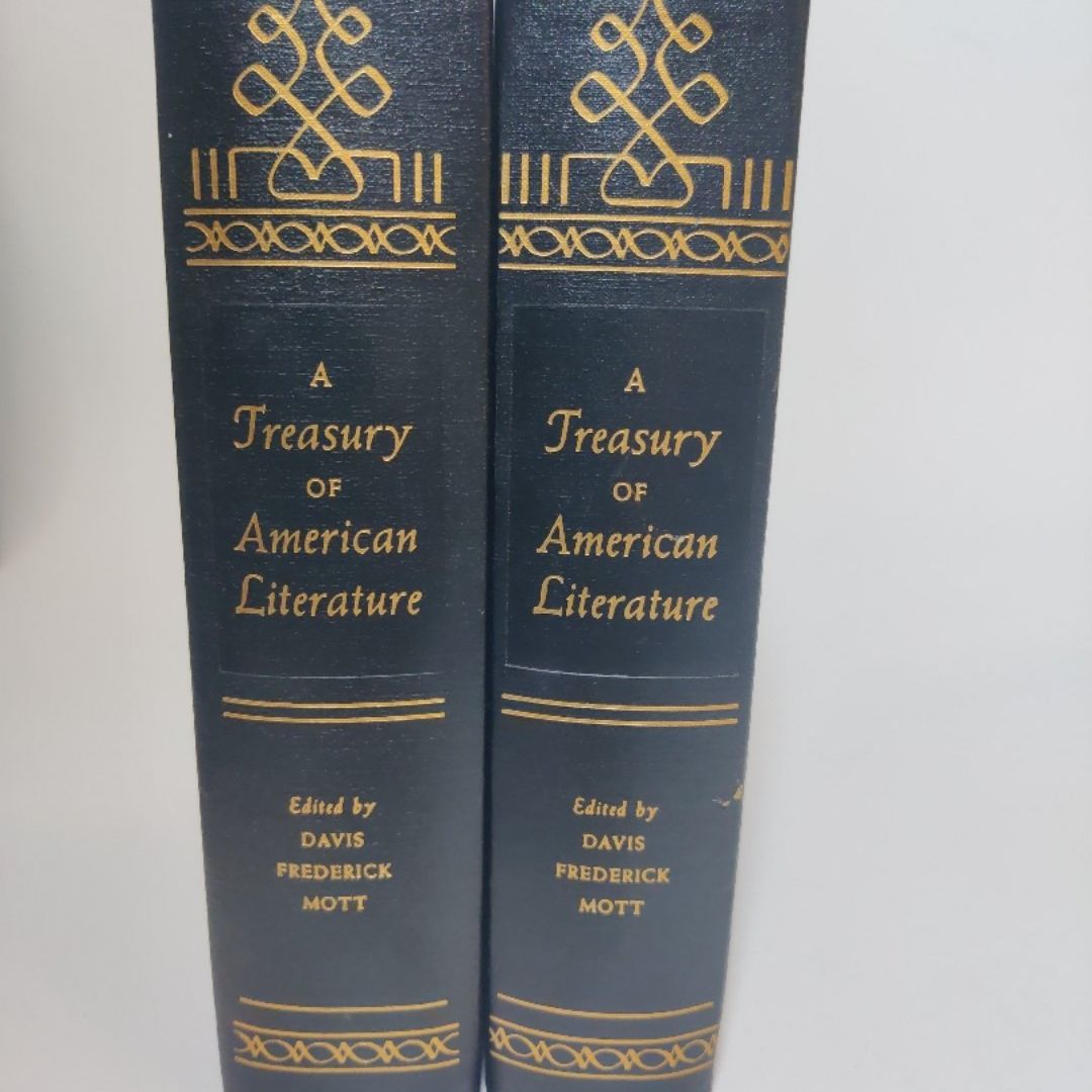 A Treasury of American Literature Volumes 1 and 2 
