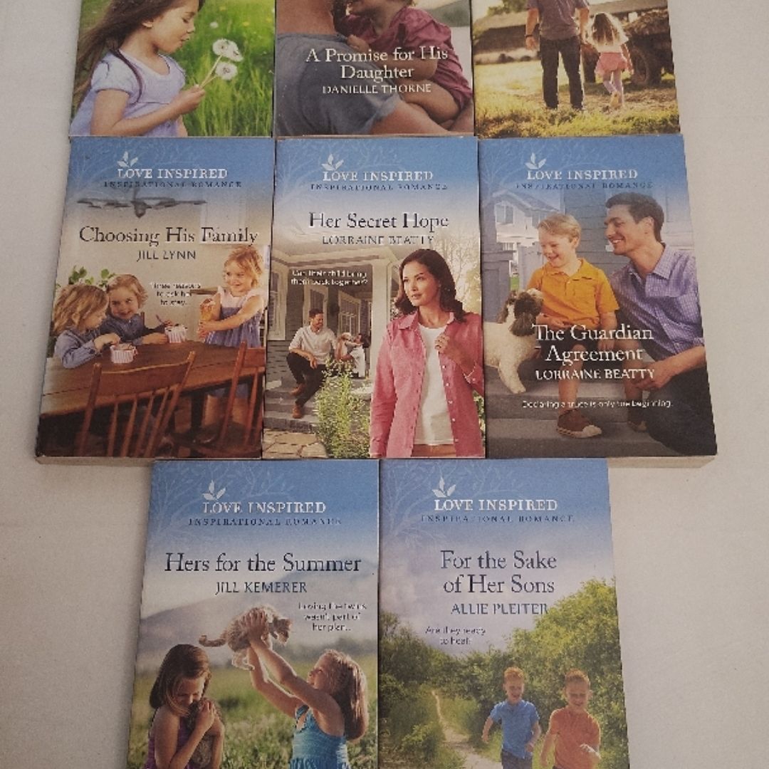 Love Inspired Christian Romance Paperback Lot 8 Books Inspirational Fiction Set