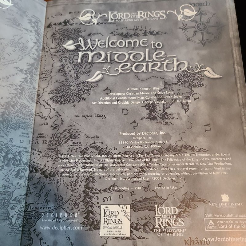 Welcome to Middle Earth