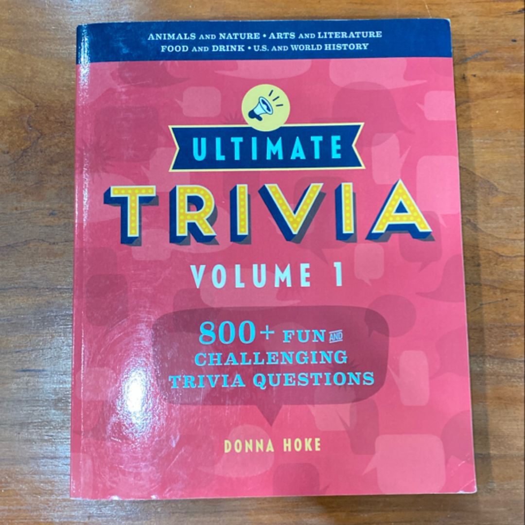 Ultimate Trivia, Volume 1