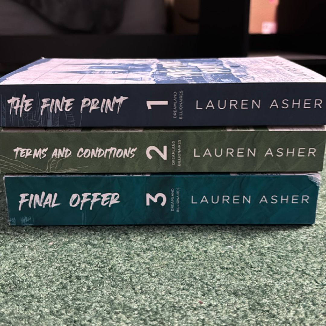 Self Published Dreamland Billionaires SIGNED