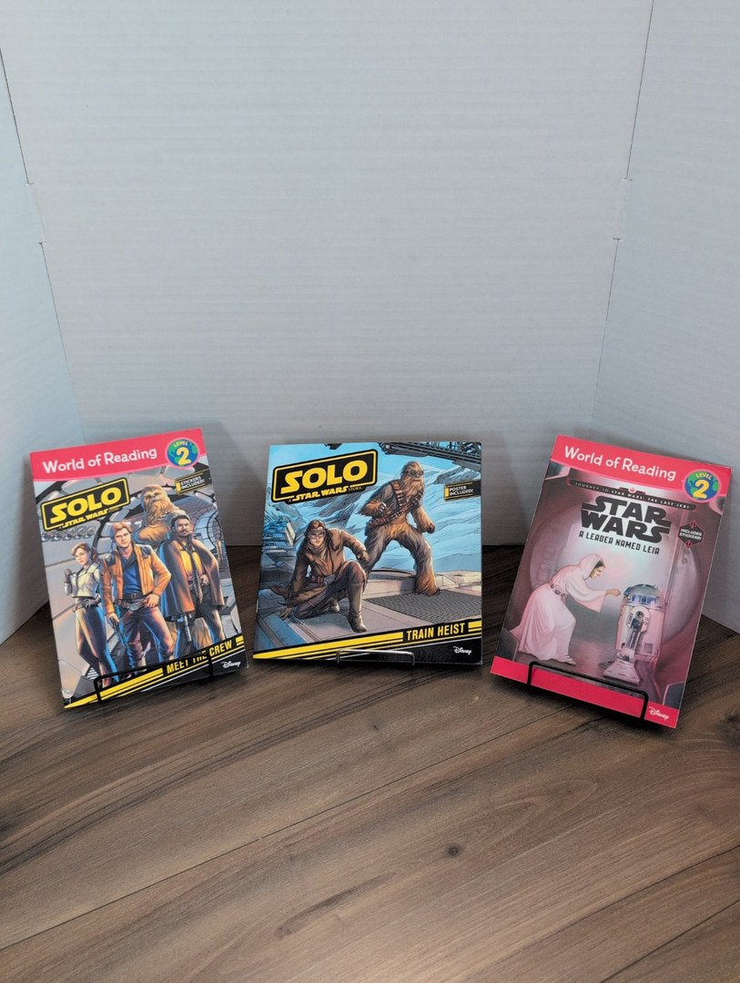 Star Wars 3 Book Bundle: a Leader Named Leia, Meet The Crew, Train Heist