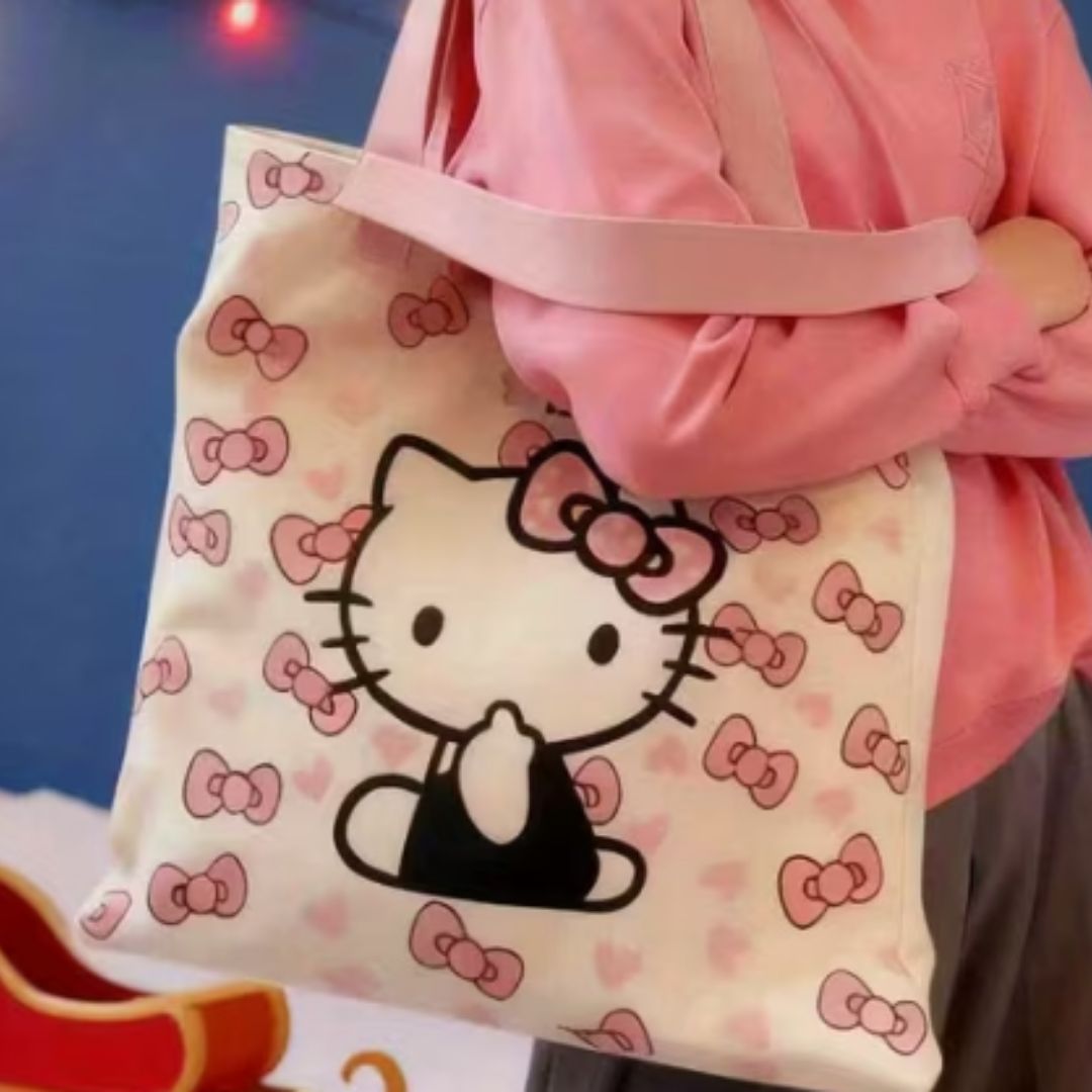 Womens Book Bag - Hello Kitty 