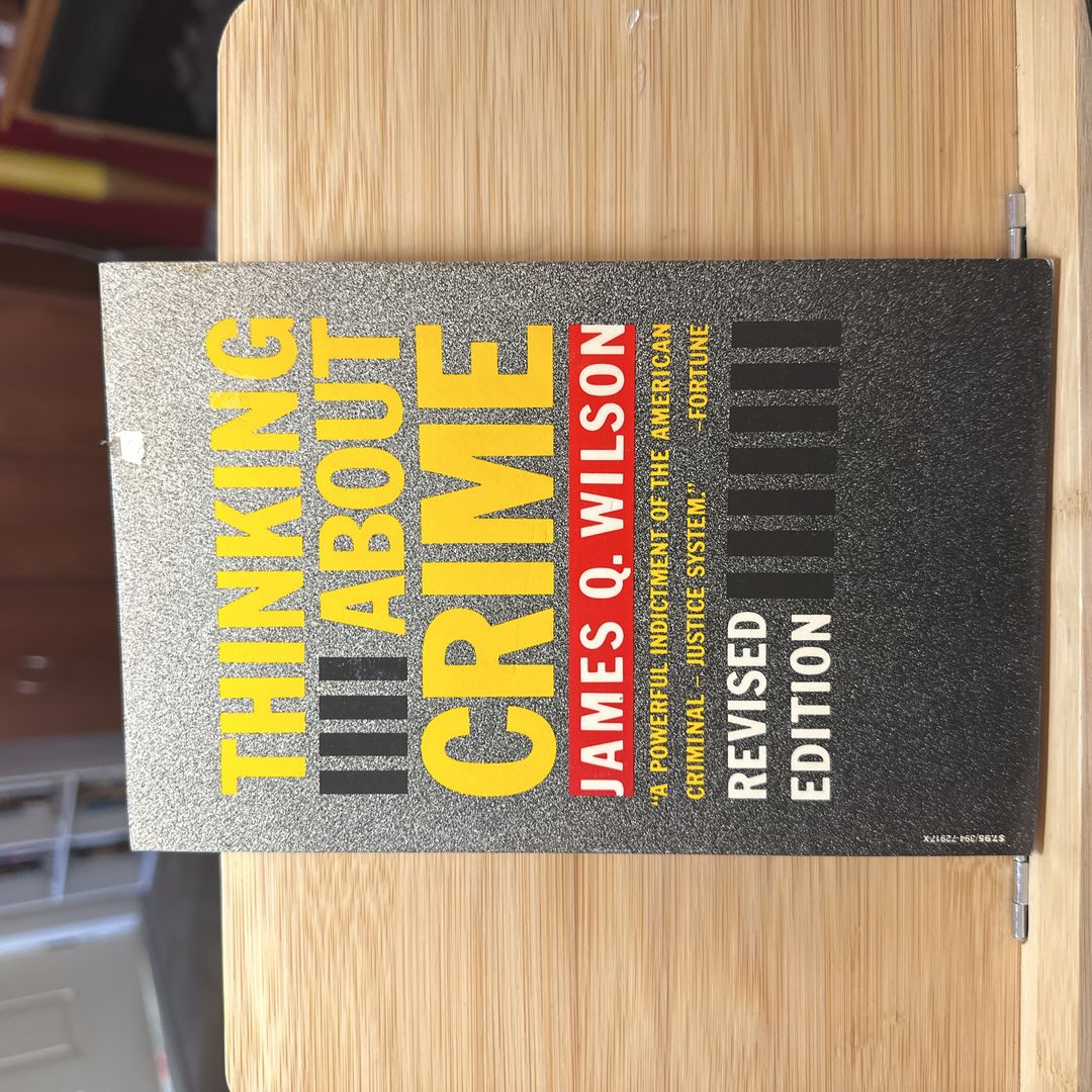 Thinking about Crime