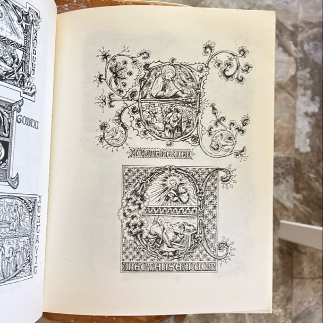 Illuminated Letter Designs in the Historiated Styles of the Middle Ages ...