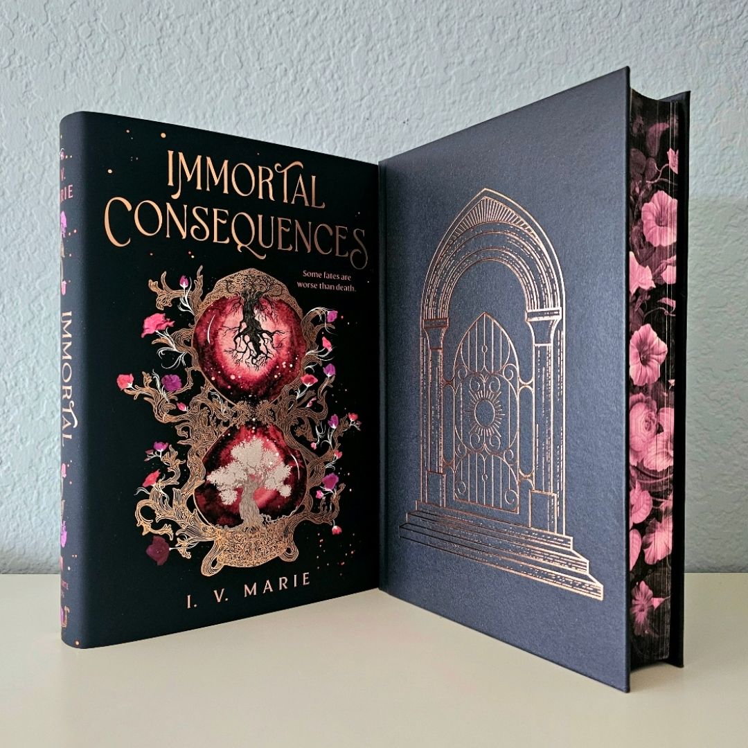 Immortal Consequences by L. V. Marie First edition Sprayed Edges