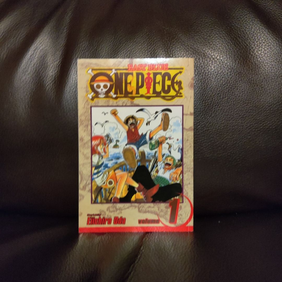One Piece, Vol. 1 (first print, foil) by Eiichiro Oda, Paperback