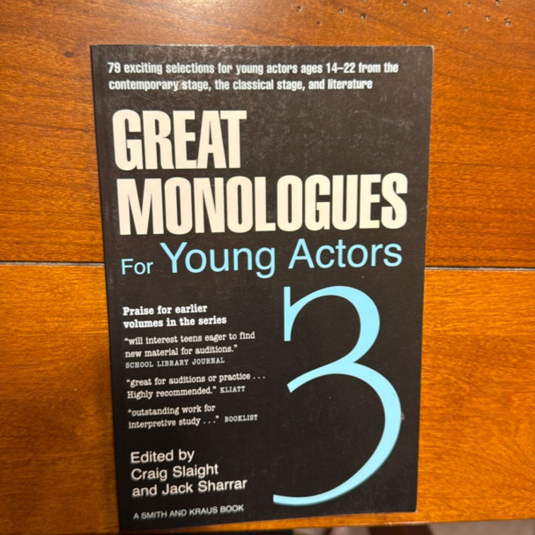 Great Monologues for Young Actors