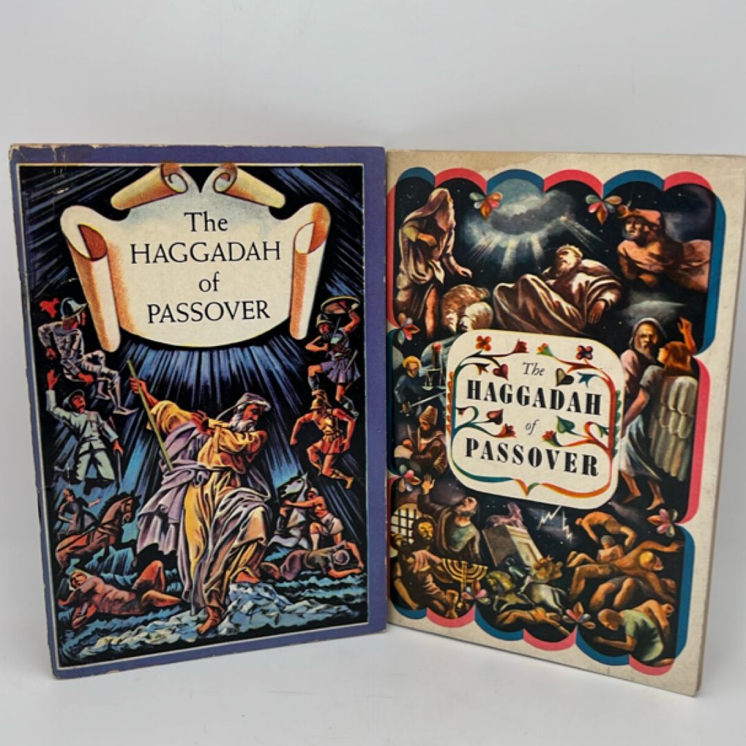 Vintage Haggadah of Passover Booklet Lot Judaica Passover Prayer Books