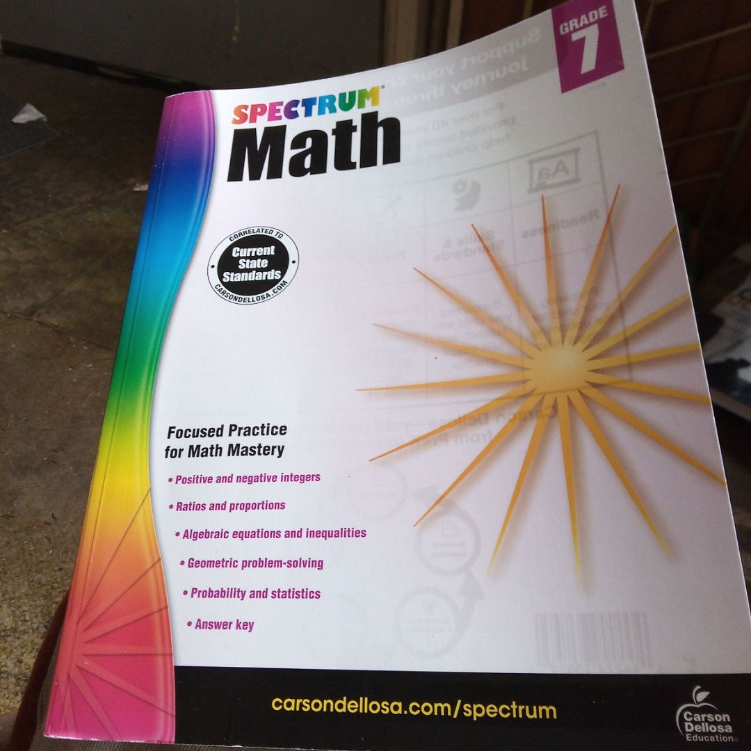 Spectrum Math, Grade 7