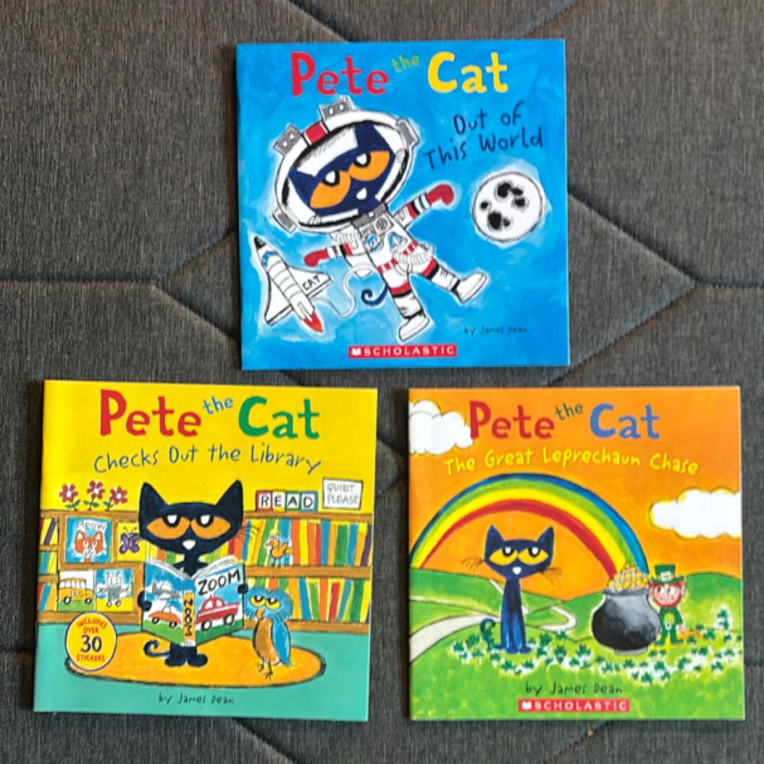Pete the Cat Checks Out the Library