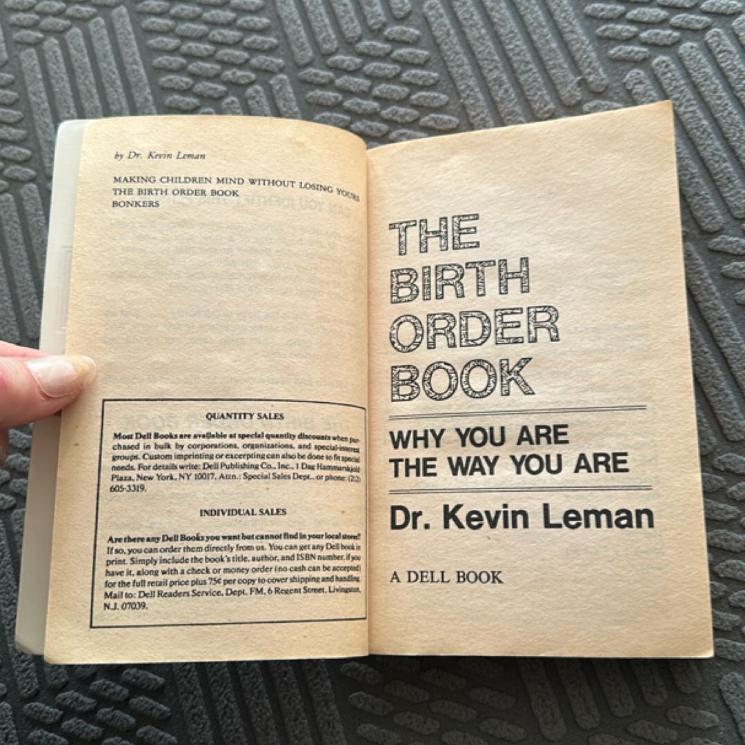 The New Birth Order Book