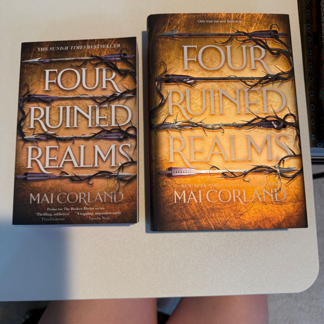 *Sprayed Edges**The Works* SE paperback Four Ruined Realms