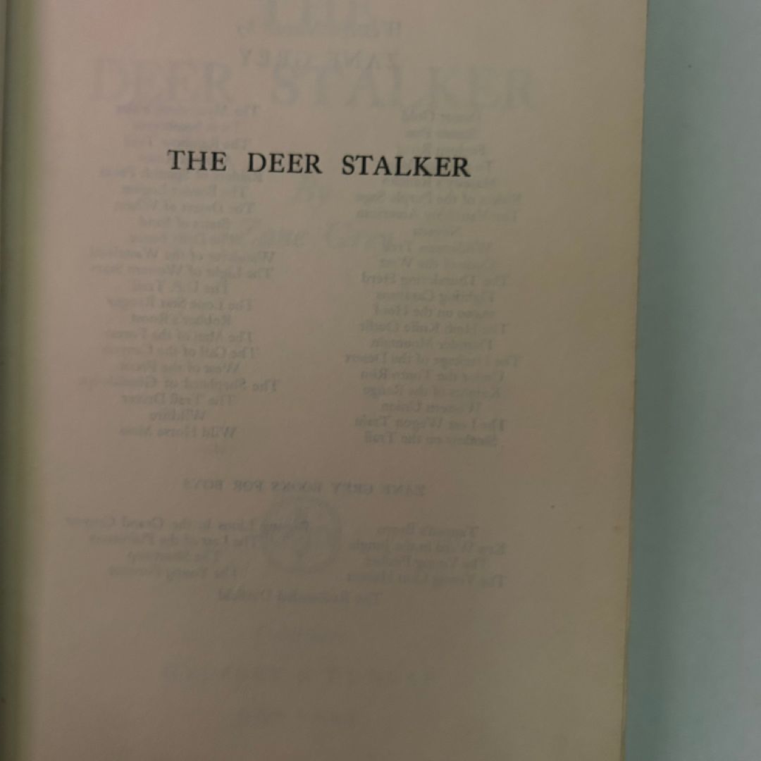 The Deer Stalker