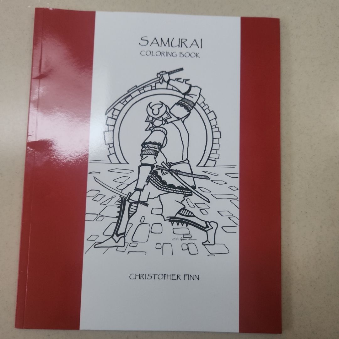 Samurai coloring book