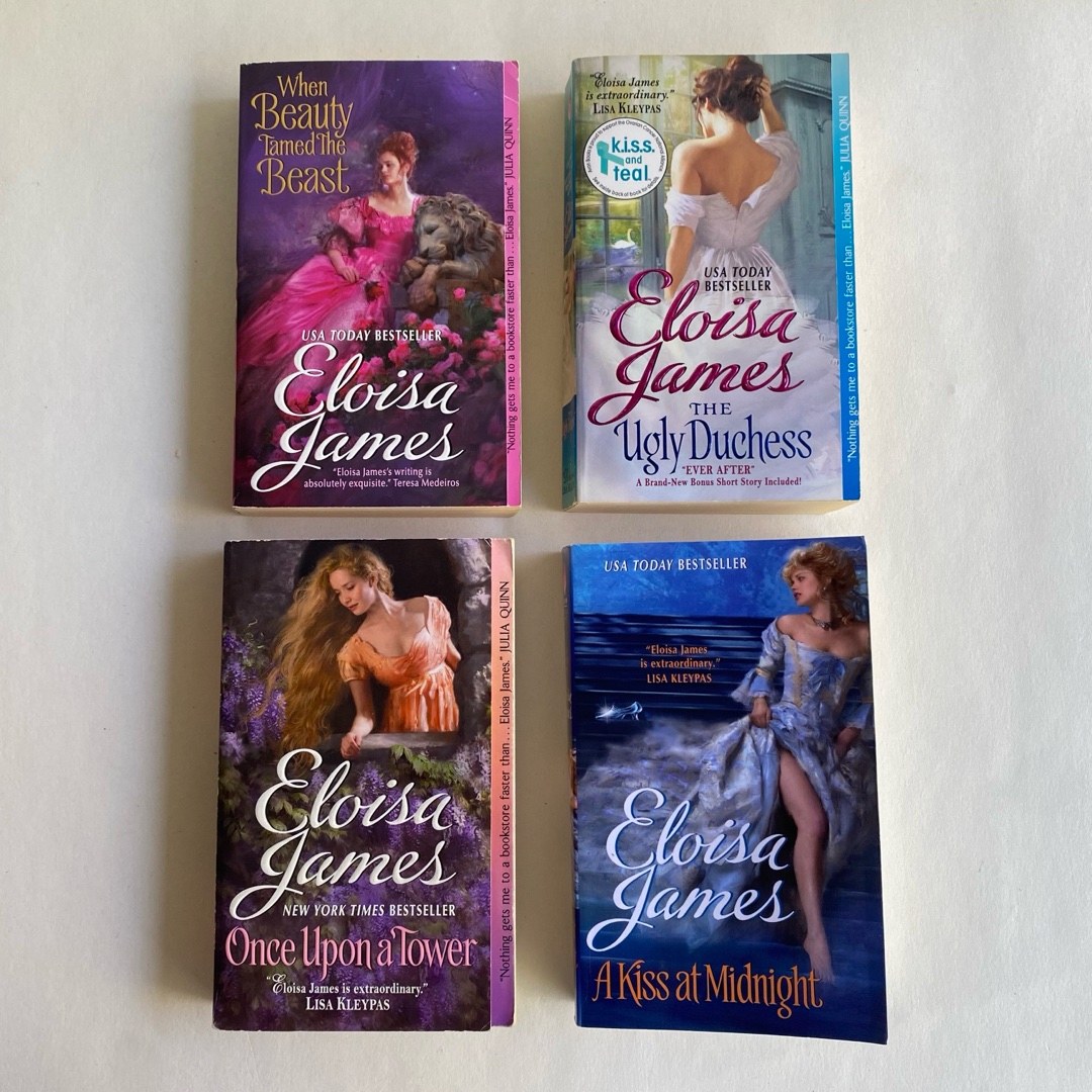 When Beauty Tamed the Beast; The Ugly Duchess; Once Upon a Tower; A Kiss at Midnight 