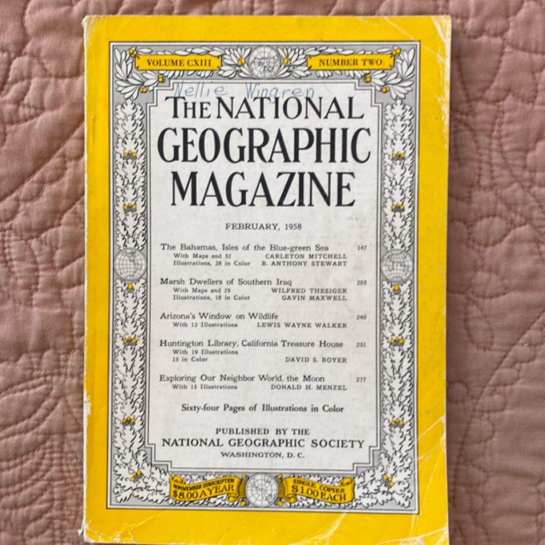 The National Geographic Magazine (Feb 1958)