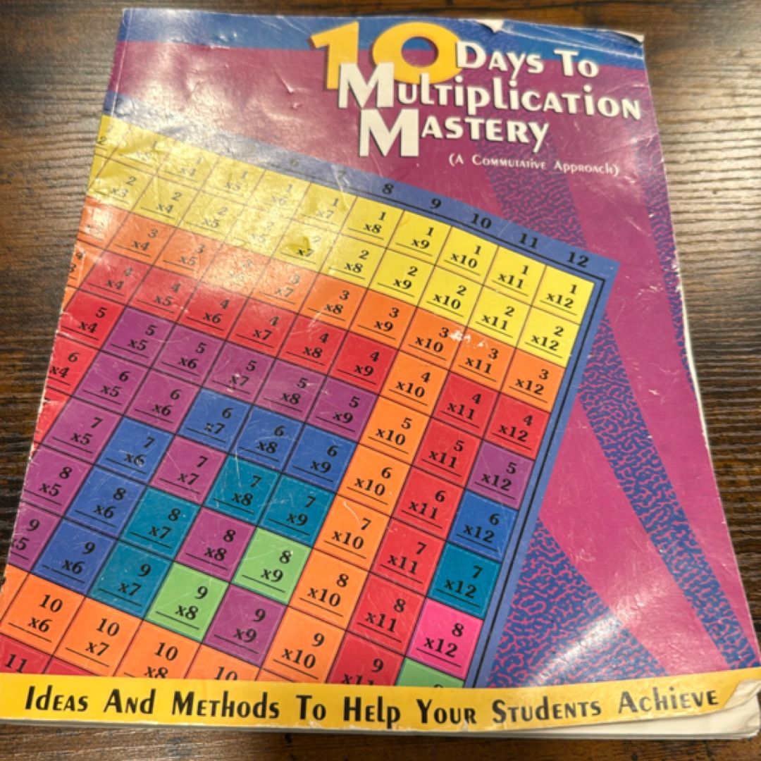 10 days to multiplication mastery 
