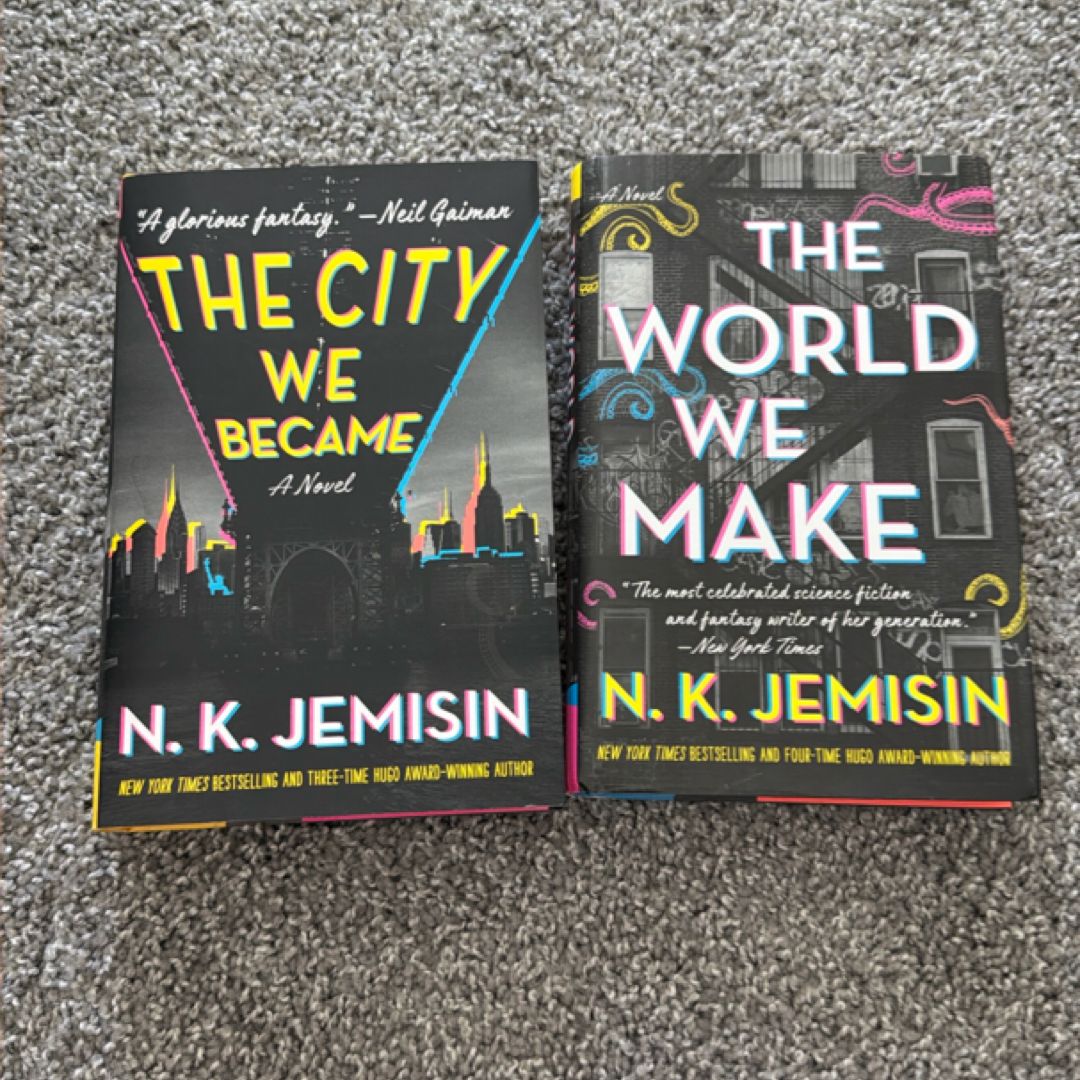 The City We Became & The World We Make (First Edition, book 2 is First Printing)