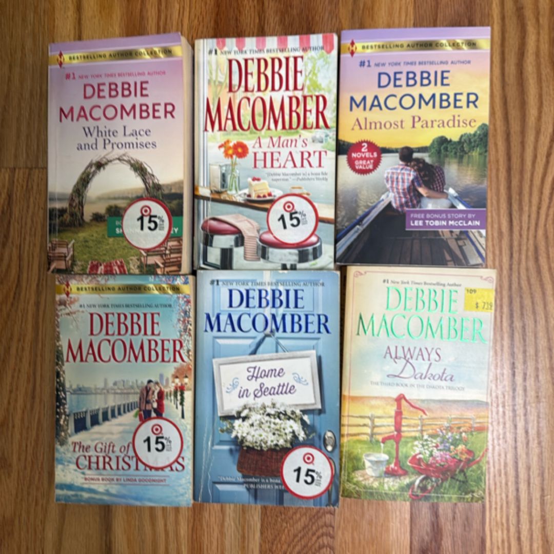 Lot of 6 paperback books by author Debbie Macomber