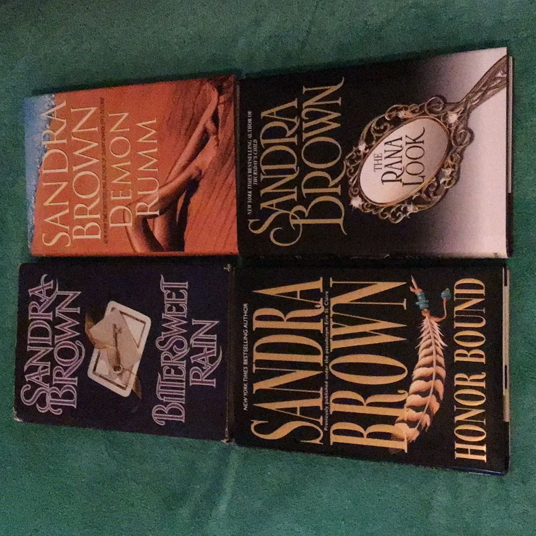 Sandra Brown Four Pack Hardcover Novels 