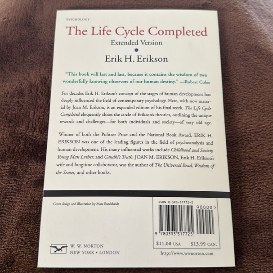 The Life Cycle Completed by Erik H. Erikson