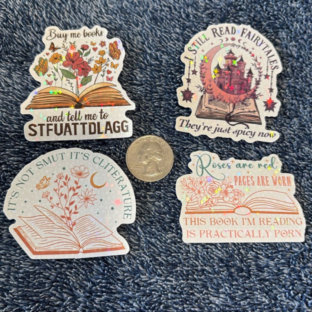 ‘Open Book’ Bookish Stickers