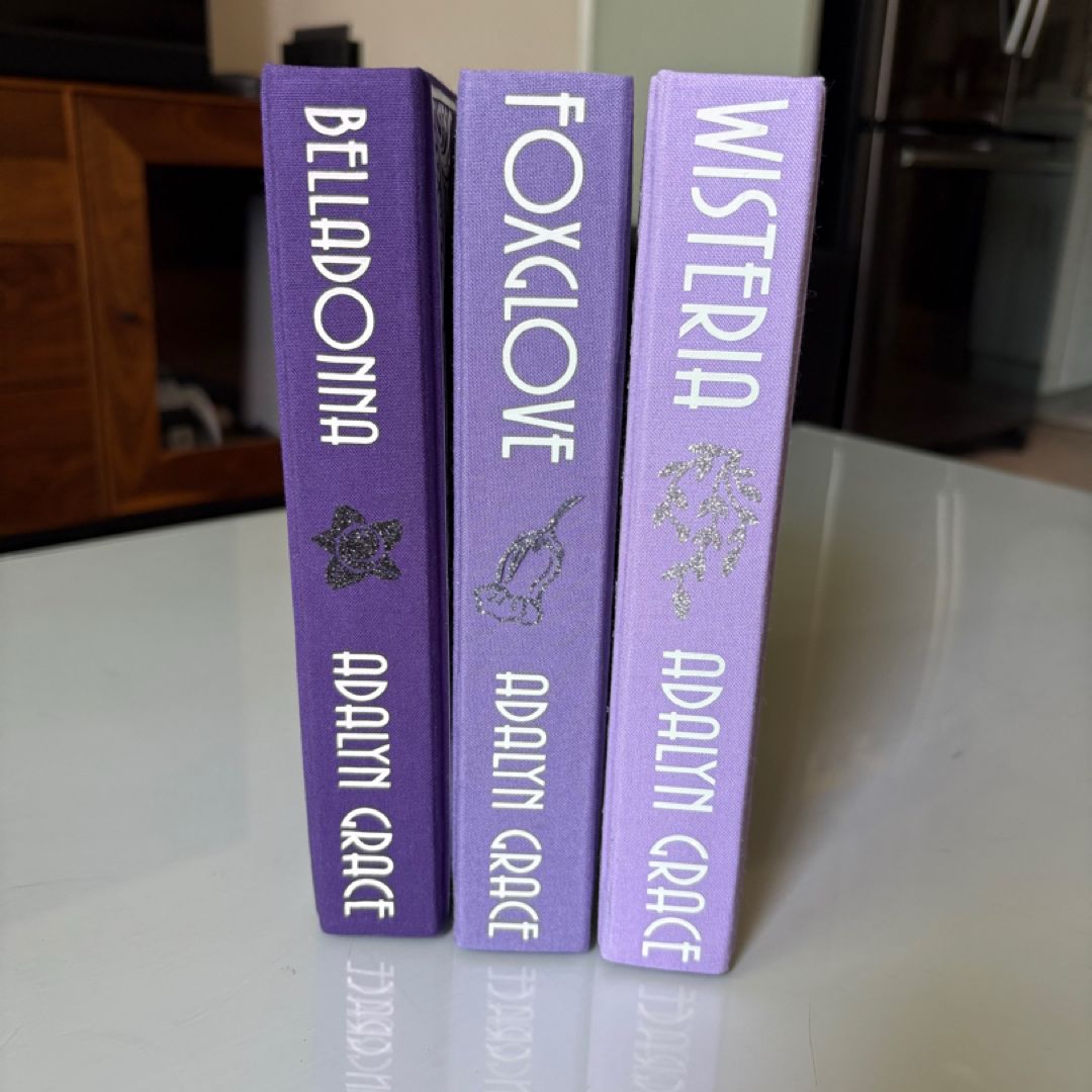 Belladonna, Foxglove, Wisteria (Rebinds, Signed)