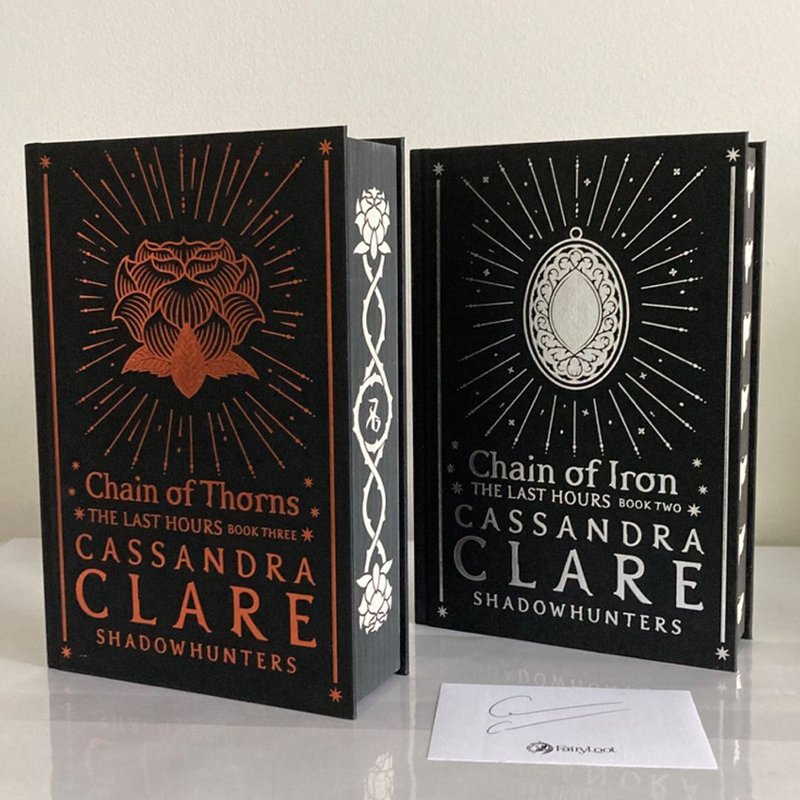 Chain of Thorns & Chain of Iron w/ SIGNED Bookplate Fairyloot Exclusive Editions