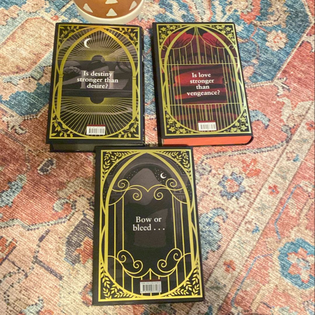 From Blood and Ash Fairyloot Special Editions with 1st book bookish box overlays 