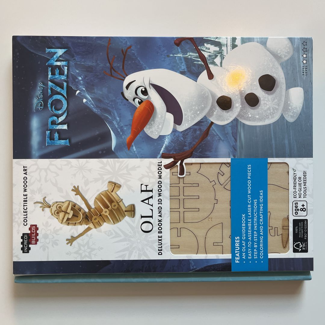 Disney Frozen Deluxe Book and Model Set