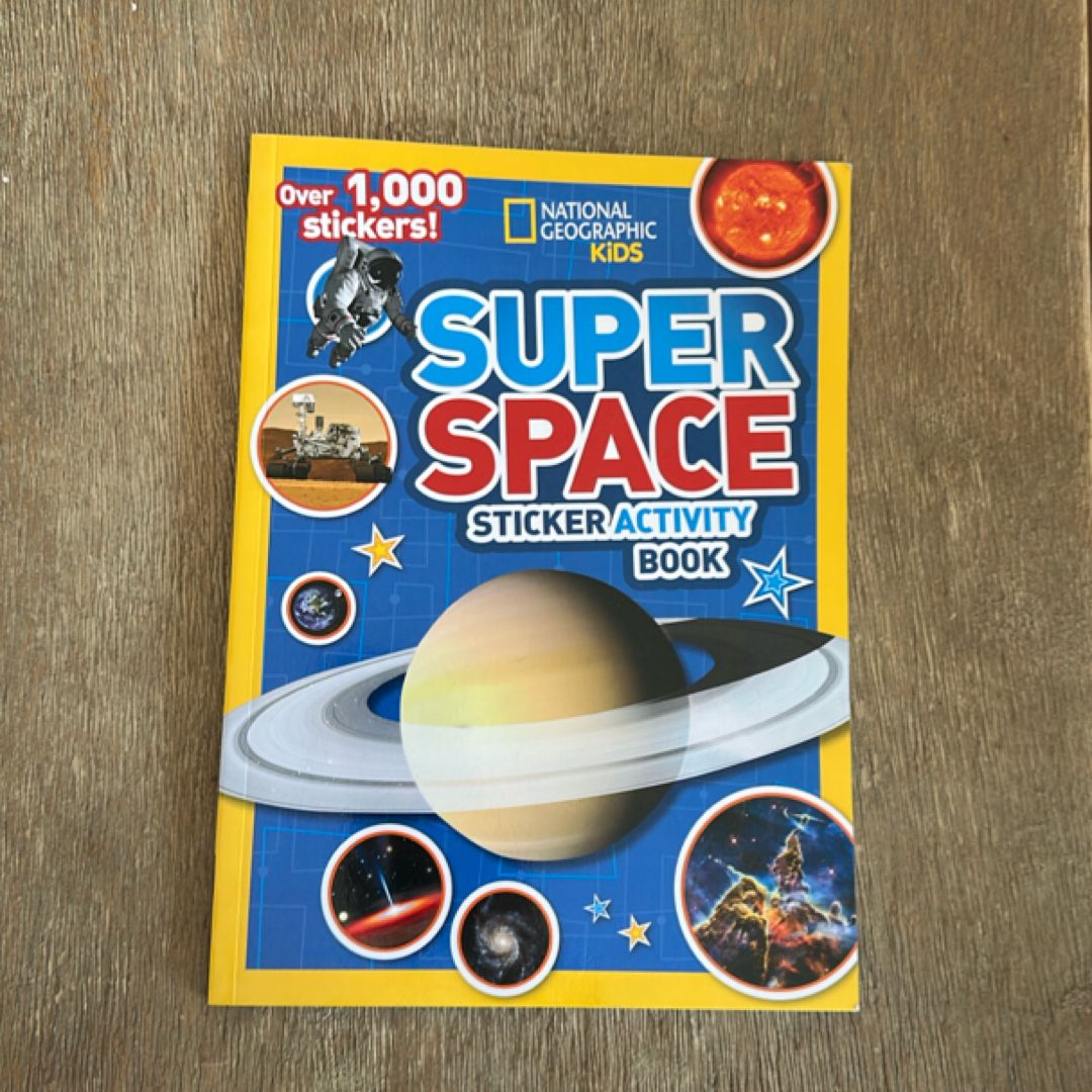 National Geographic Kids Super Space Sticker Activity Book