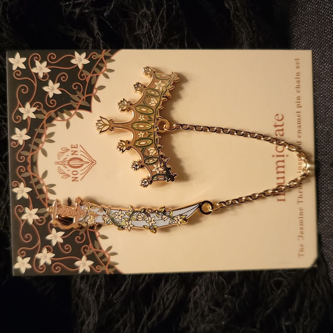 Jasmine Throne Chain Pin Set