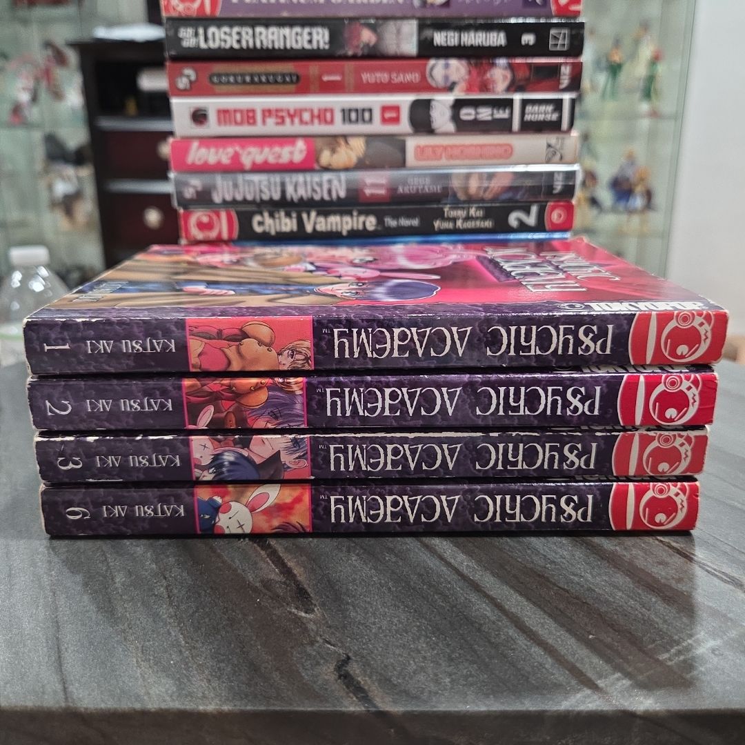 Psychic Academy Volumes 1, 2, 3 ,6