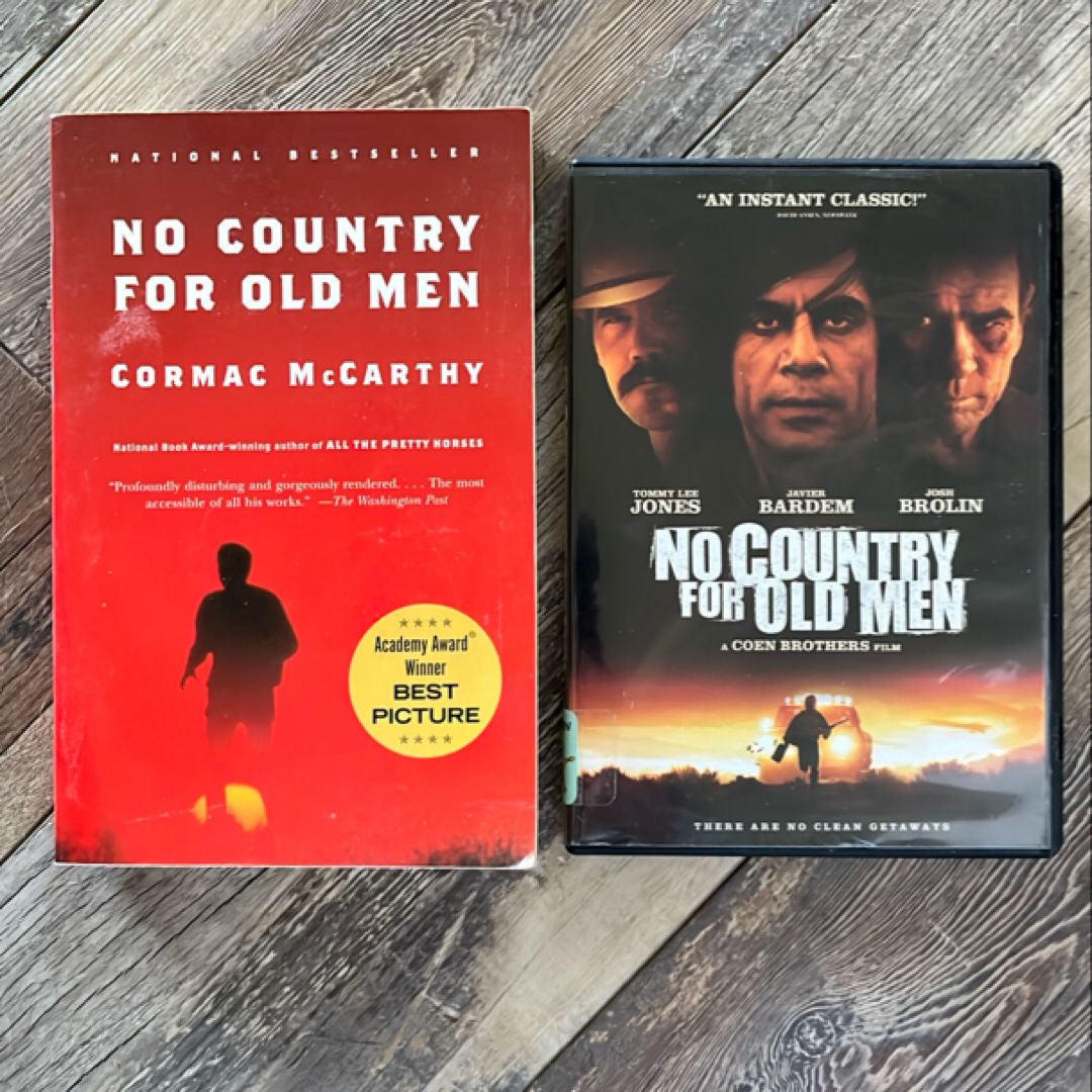 No Country for Old Men Book and DVD Movie