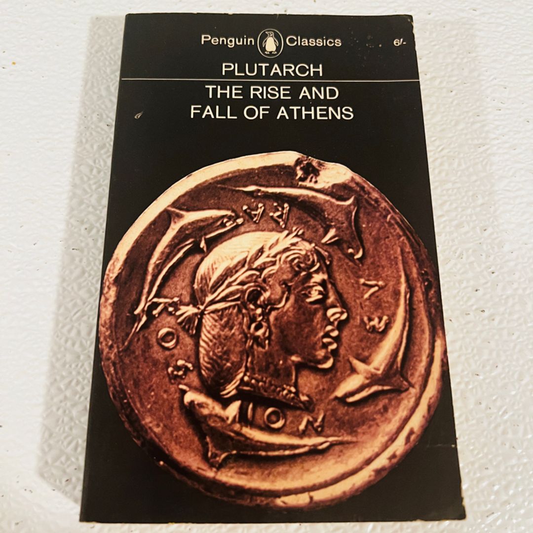 The Rise And Fall Of Athens Plutarch Vintage Paperback 1964 Penguin Classics