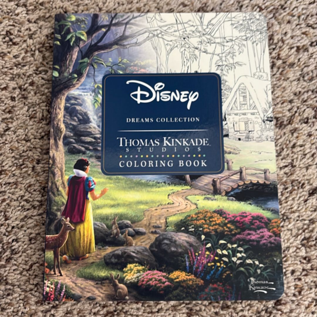 Disney Dreams Collection Thomas Kinkade Studios Coloring Book