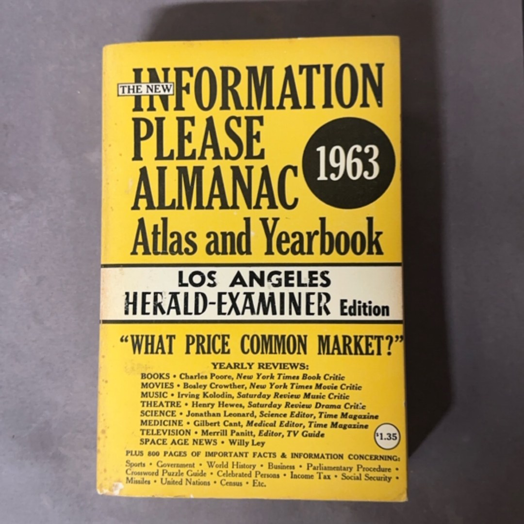 Information Please Almanac - 1963