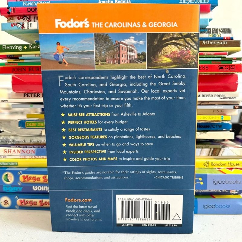 Fodor’s Travel, The Carolinas & Georgia