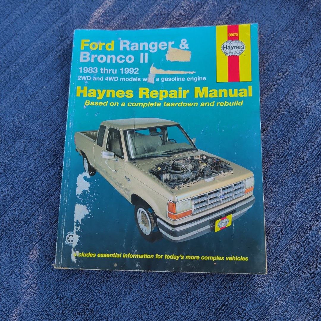 Ford ranger and bronco 2 repair manual