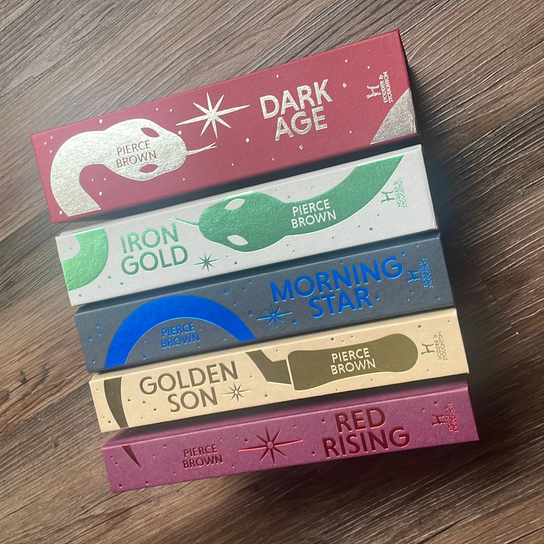 Fairyloot Exclusive First Edition Red Rising Trilogy + Iron Gold + Dark Age