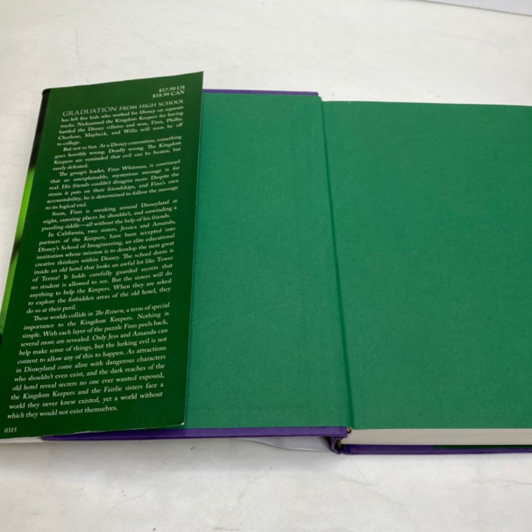 Kingdom Keepers: the Return Book One Disney Lands