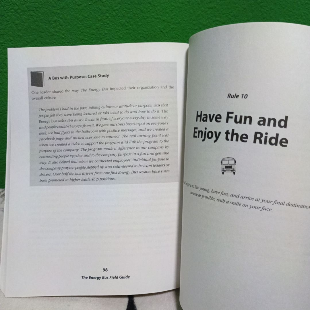 The Energy Bus Field Guide