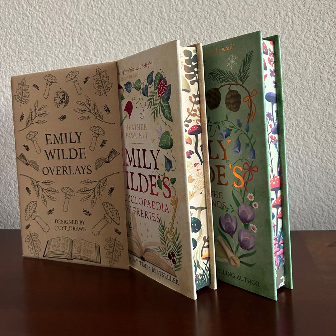 bibleophile UK Emily Wilde 1 + 2 + fairyloot overlays